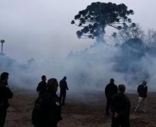 Ao todo, 32 profissionais tiveram aulas teóricas e práticas que aconteceram no Complexo Penitenciário de Piraquara, na Região Metropolitana de Curitiba.