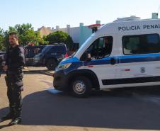 A Secretaria da Segurança Pública do Paraná (Sesp), por meio do Departamento Penitenciário do Paraná (Depen), concluiu nesta terça-feira (04/05) a transferência de todos os presos das Cadeias Públicas de Paraíso do Oeste e Barbosa Ferraz para a recém inaugurada Cadeia Pública de Campo Mourão II. Com esta ação, as Cadeias Públicas de Paraíso do Oeste e Barbosa Ferraz serão desativadas. - 04/05/2021  -  Foto: Depen/PR