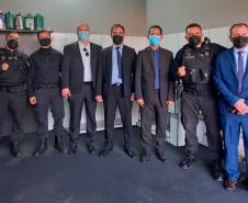 Secretário da Segurança Pública do Paraná participa da Inauguração da Base de Operações com Cães da SOE em Maringá