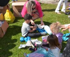 Depen-PR organiza campanha e entrega brinquedos para crianças em Piraquara