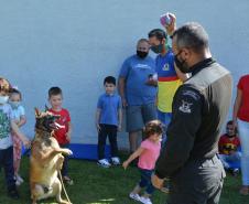 Depen-PR organiza campanha e entrega brinquedos para crianças em Piraquara