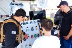 Polícia Penal expõe ações de custódia e reinserção social de apenados na ExpoGoio 2024