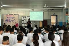 Polícia Penal promove palestras sobre valorização da vida em colégios estaduais de Laranjeiras do Sul 