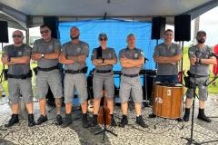 Polícia Penal do Paraná encerra exposições no Verão Maior Paraná com lançamento de banda