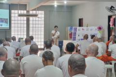 Custodiados de Cascavel recebem palestra sobre educação e prevenção à violência