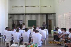 Presos da PECO recebem medalhas por campeonato de futsal