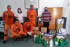 CCP recebe materiais de higiene pessoal e de proteção contra o novo coronavírus 