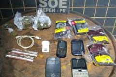 Homem que tentava arremessar celulares e drogas é preso por agentes penitenciários de Maringá