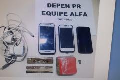 Agentes penitenciários interceptam celulares e maconha em cadeia da RMC