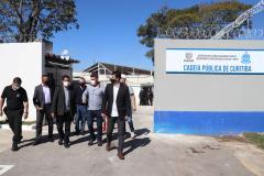 Obra de ampliação da Cadeia Pública de Curitiba está 60% concluída
