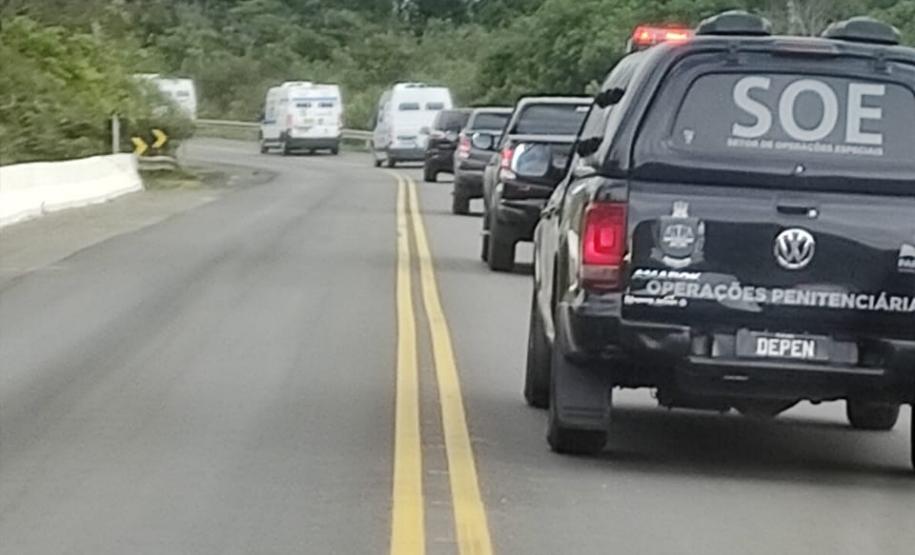 Depen retira presos da Delegacia de Polícia de Palmeira