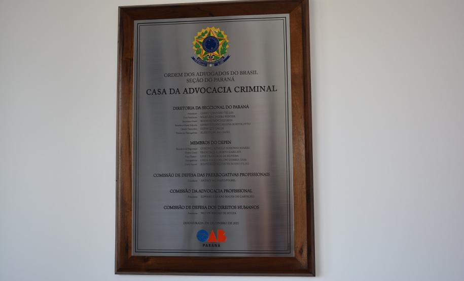 Deppen e OAB inauguram casa da advocacia no Complexo Penitenciário de Piraquara