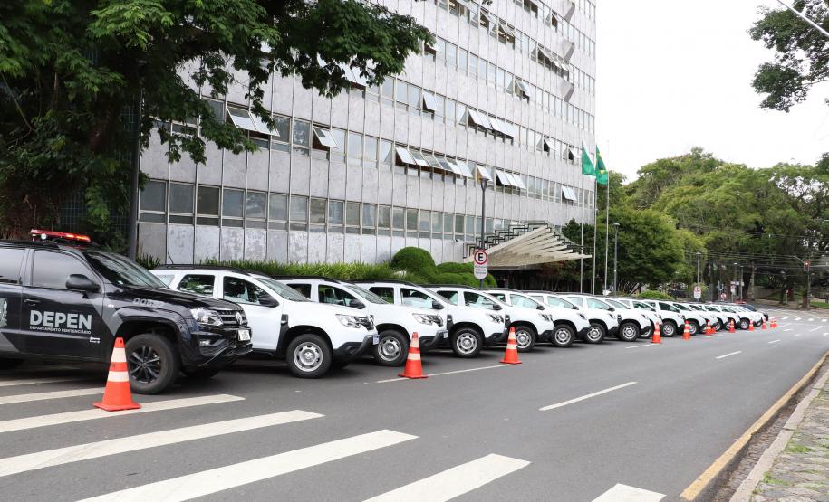 Polícia Penal recebe 20 novas viaturas para fortalecer atuação no Estado