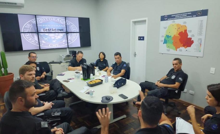 Equipe de Monitoração Eletrônica do Paraná realiza semana de alinhamento administrativo e procedimentos operacionais