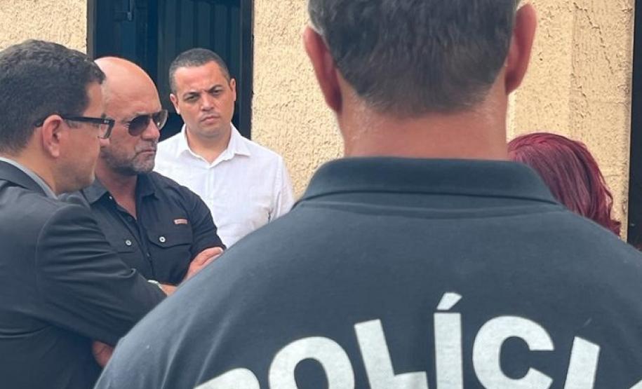 Maior Complexo Penitenciário do Paraná recebe visita do Secretário de Segurança Pública