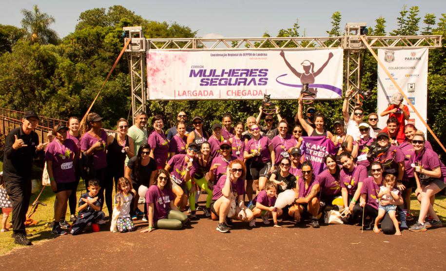 2 ª edição da Corrida Mulheres Seguras reuniu mais de 300 participantes em Londrina