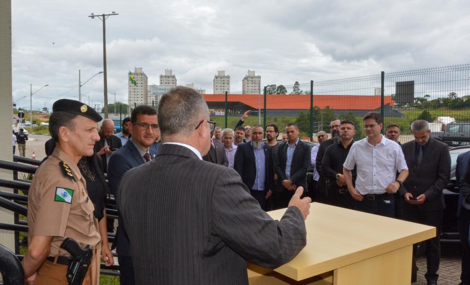 Secretaria da Segurança Pública entrega 30 novos veículos a Polícia Penal do Paraná