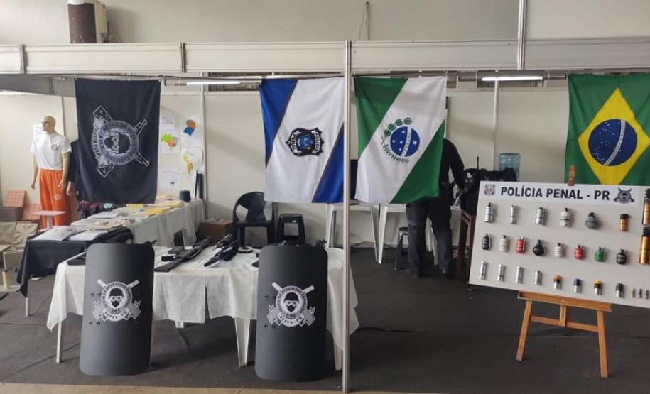 Polícia Penal do Paraná expõe trabalhos e equipamentos em exposição de Paranavaí