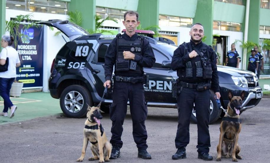 Polícia Penal do Paraná expõe trabalhos e equipamentos em exposição de Paranavaí