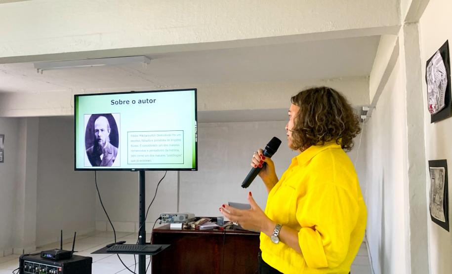 Apenados da Unidade de Progressão de Piraquara apresentam trabalhos finais do Projeto Especial de Literatura