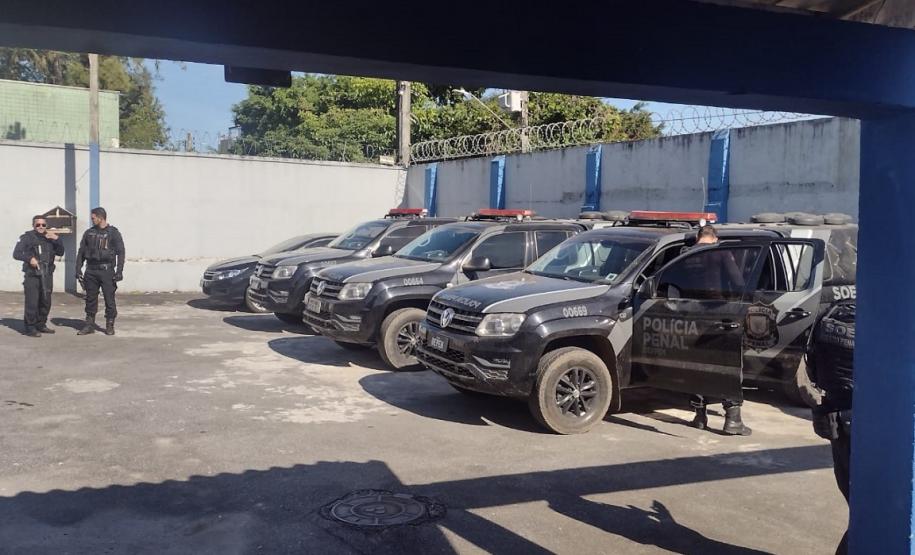 Operação Fronteiras e Divisas Integradas: Polícia Penal do Paraná realiza inspeção simultânea em quatro unidade prisionais do Estado