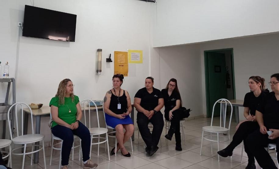 Penitenciária feminina de Foz realiza encontros para tratar da saúde mental das servidoras