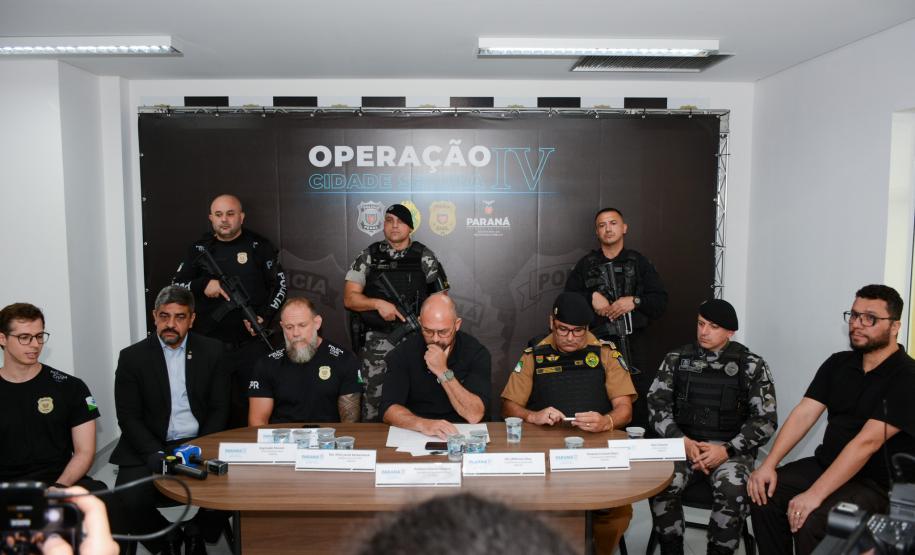 Polícia Penal do Paraná compõe operação integrada no litoral contra o crime organizado