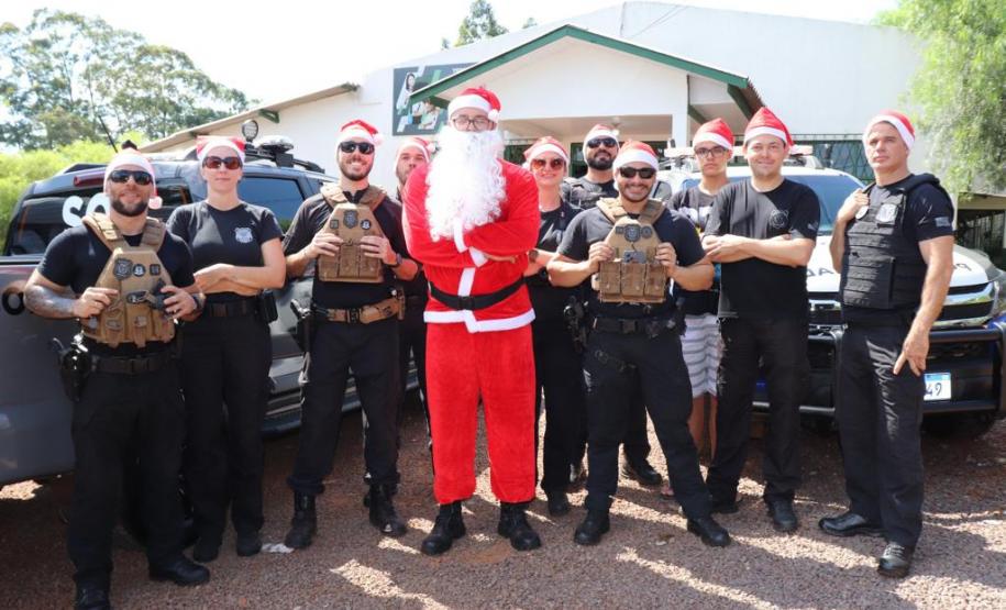 Polícia Penal do Paraná promove ações sociais de natal à comunidade
