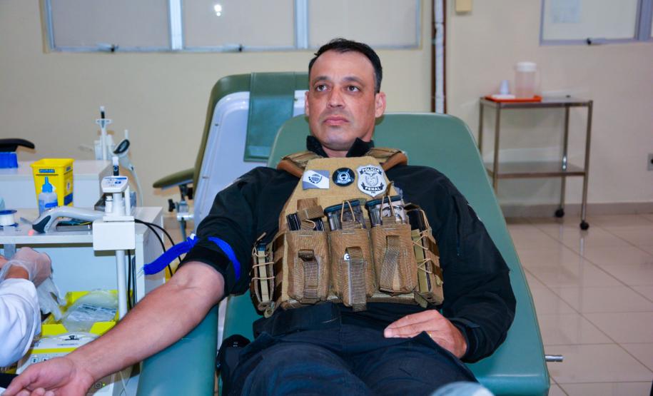 Polícia Penal leva 56 servidores para doação de sangue coletiva em todo o Estado