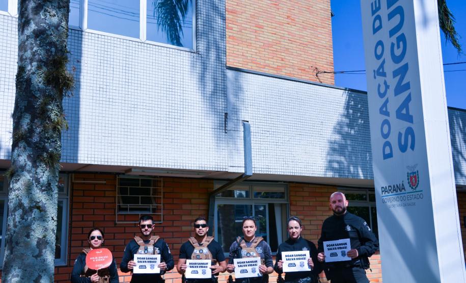 Polícia Penal leva 56 servidores para doação de sangue coletiva em todo o Estado