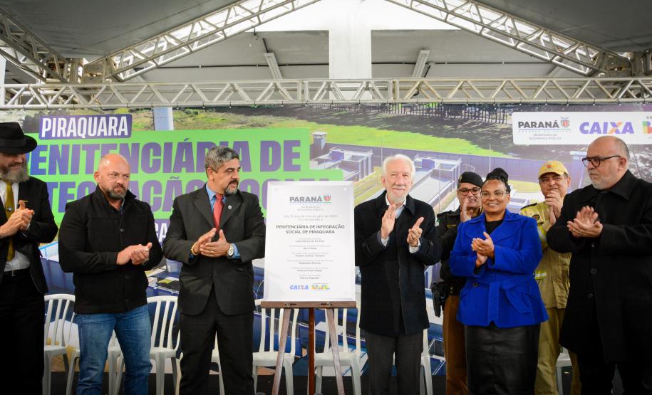 Piana inaugura unidade prisional com 392 vagas no complexo penitenciário de Piraquara