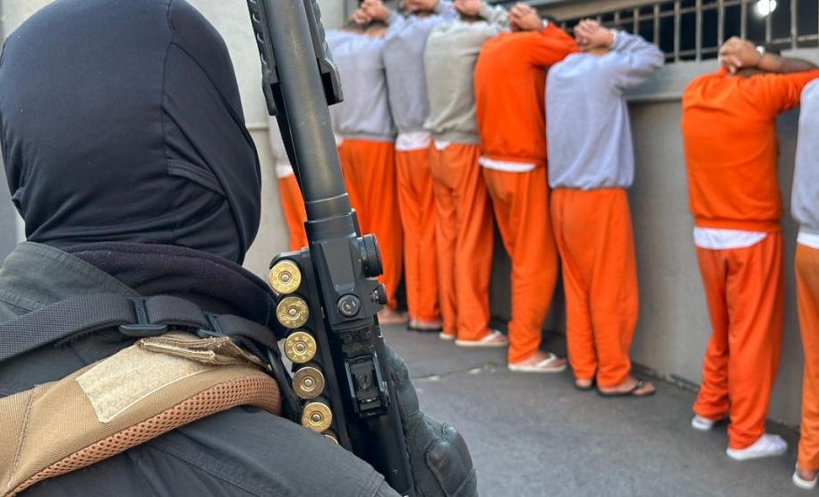 Nova penitenciária de Piraquara recebe 188 detentos da Cadeia Pública