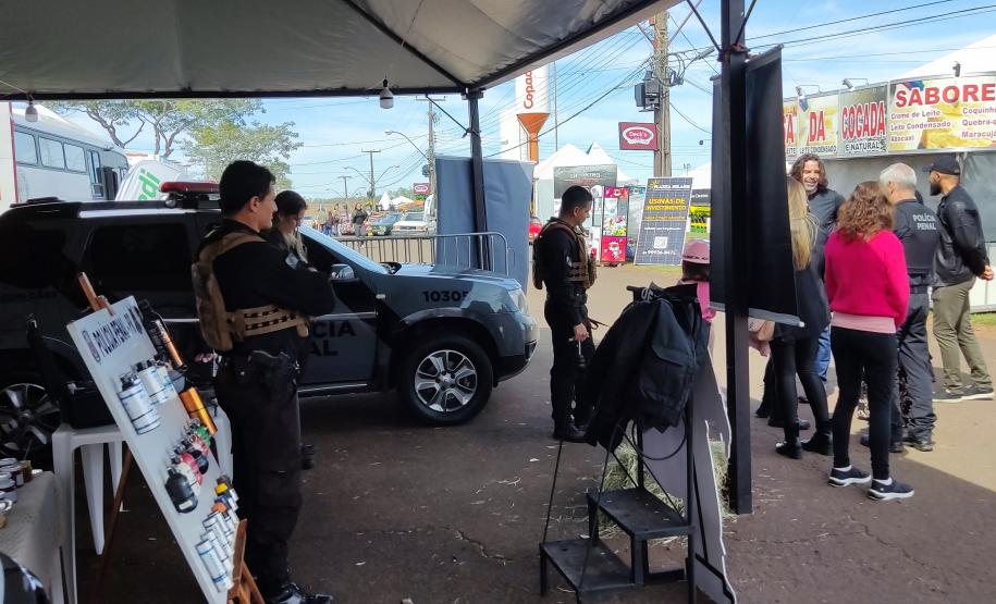 Polícia Penal expõe ações de custódia e reinserção social de apenados na ExpoGoio 2024