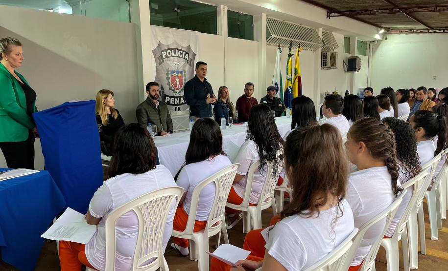 Polícia Penal do Paraná qualifica 20 mulheres privadas de liberdade em Pitanga