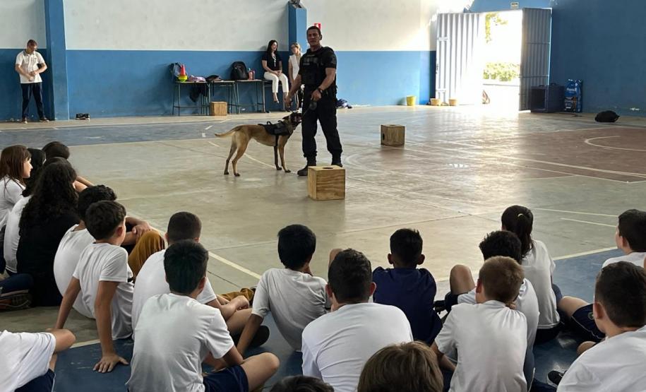Polícia Penal promove palestras sobre valorização da vida em colégios estaduais de Laranjeiras do Sul 