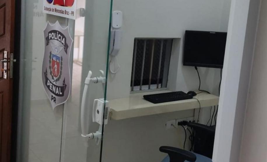 Polícia Penal inaugura parlatório virtual em Wenceslau Braz