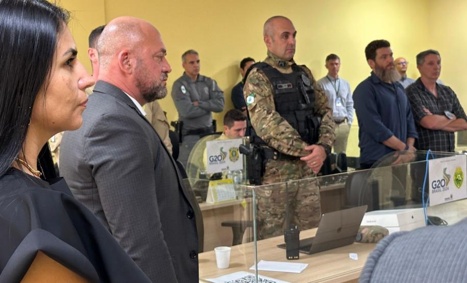 Em operação integrada, Polícia Penal do Paraná e demais forças garantem segurança da reunião do G20 em Foz do Iguaçu