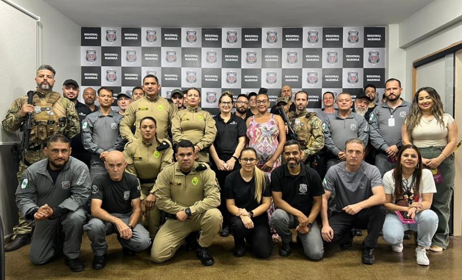 Colônia Penal de Maringá recebe palestra sobre combate à violência contra a mulher