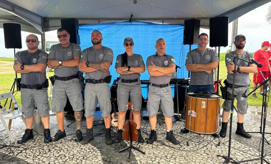 Polícia Penal do Paraná encerra exposições no Verão Maior Paraná com lançamento de banda