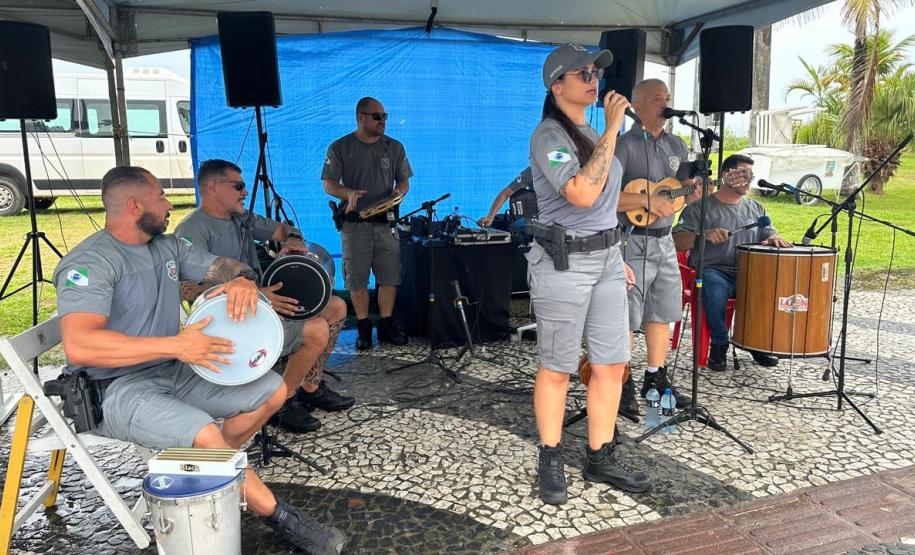Polícia Penal do Paraná encerra exposições no Verão Maior Paraná com lançamento de banda