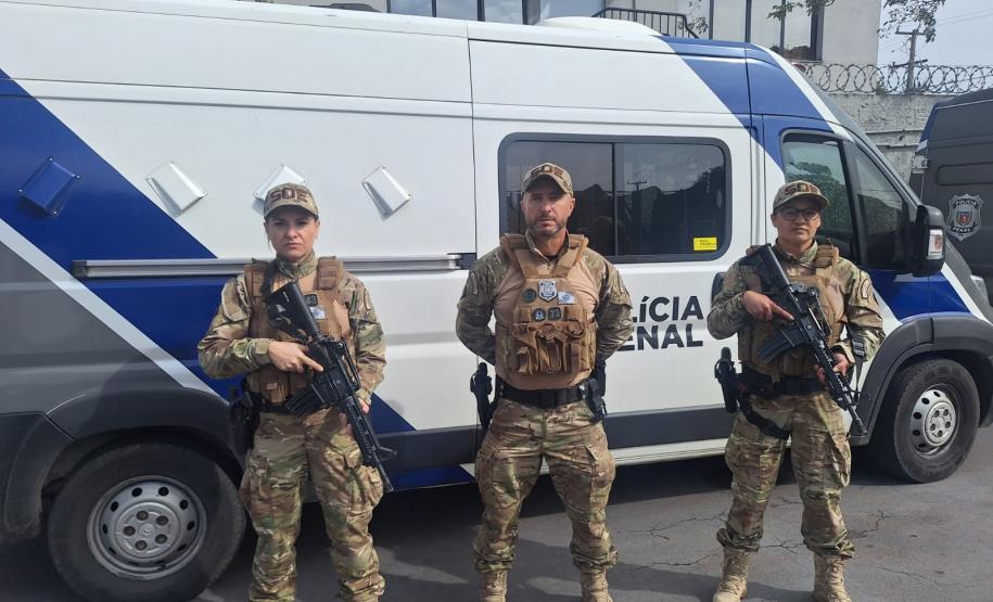 Polícia Penal do Paraná atua em operação com custódia e escolta de pessoas presas por mandado judicial