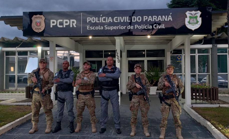 Polícia Penal do Paraná atua em operação com custódia e escolta de pessoas presas por mandado judicial