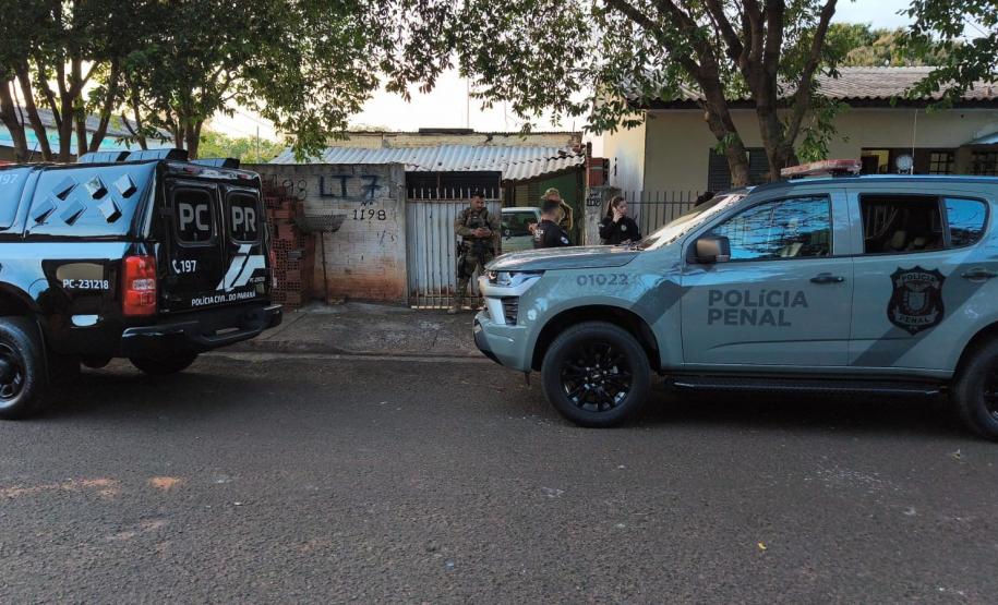 Polícia Penal participa de operação que prende 11 pessoas em Paranavaí