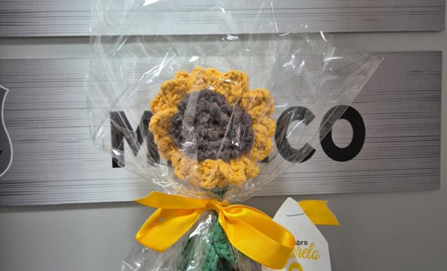 Custodiados da Cadeia Pública de Paranavaí confeccionam girassóis em oficina terapêutica alusiva ao Setembro Amarelo