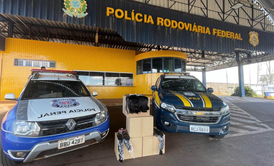Custodiadas de Goioerê vão produzir cerca de 2 mil perucas com cabelo apreendido pela PRF
