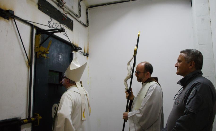 Caminhada marca celebração do “Jubileu dos Encarcerados” na Penitenciária Estadual de Cruzeiro do Oeste