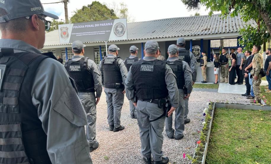 Extensão do Posto Avançado de Monitoração Eletrônica é inaugurada no Complexo Penitenciário de Piraquara