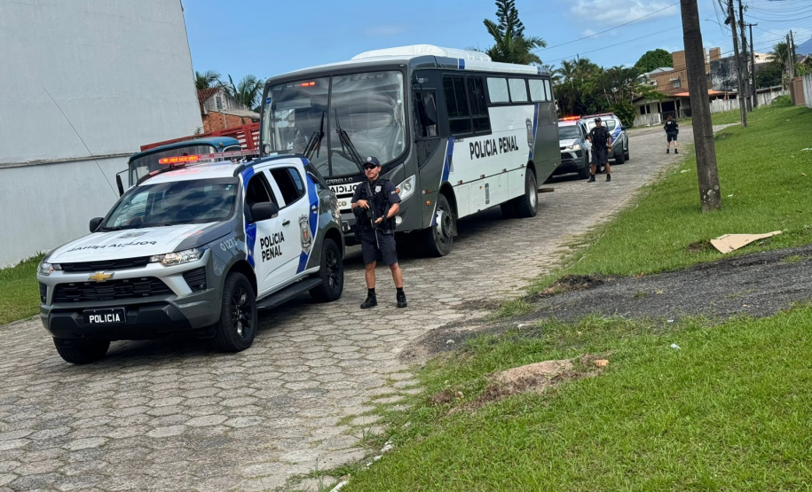 PPPR realiza transferência de custodiados para Piraquara durante o Verão Maior Paraná