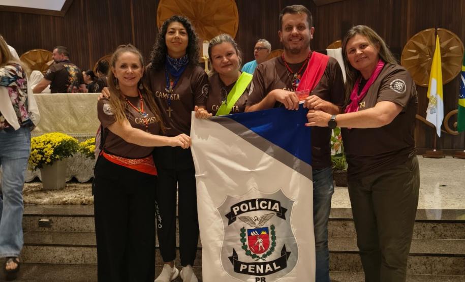 Polícia Penal do Paraná participa do 6º Acampamento Católico Militar realizado pela PMPR