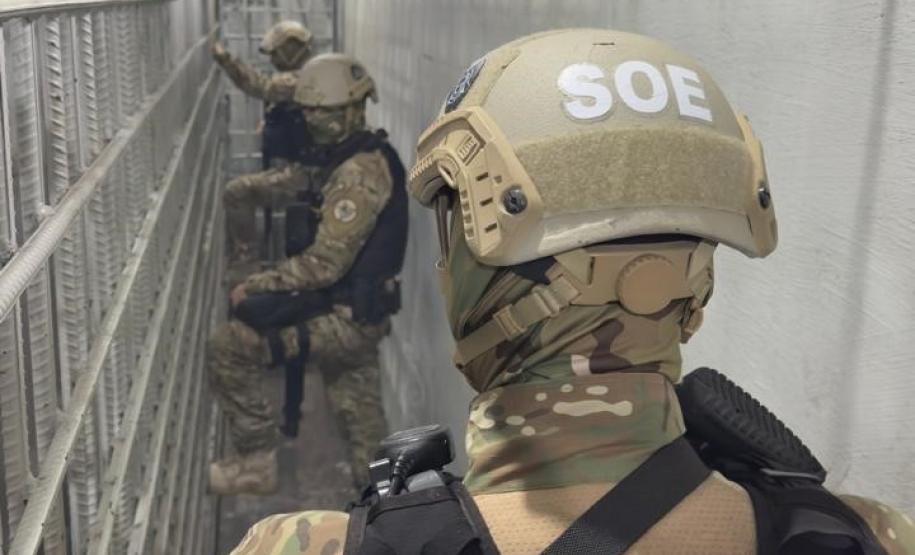 Polícia Penal do Paraná reforça segurança penitenciária durante a 11ª fase da Operação Mute